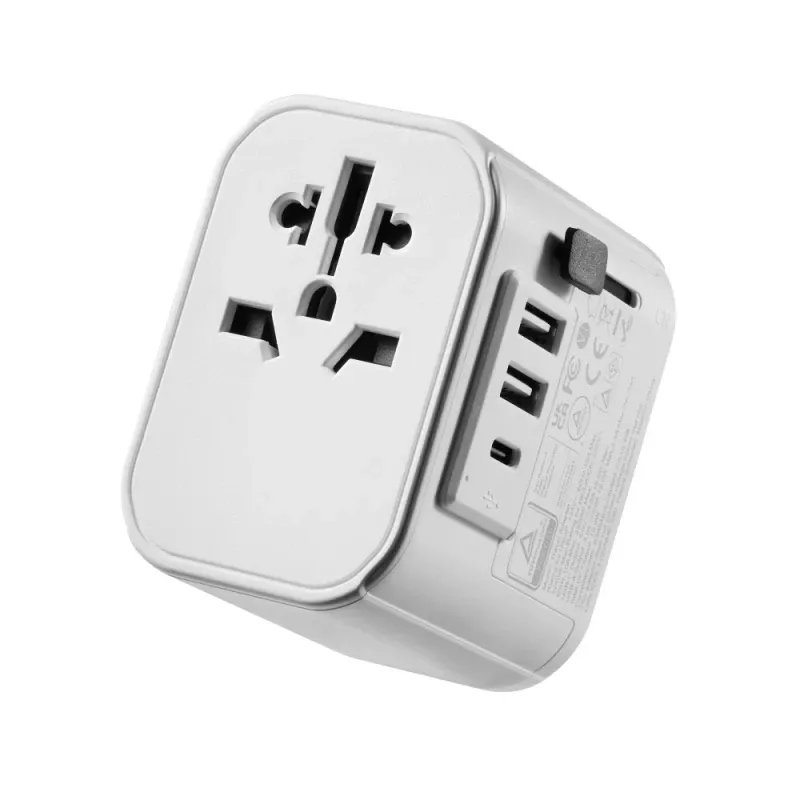Adaptador de Viagem Universal Ewent EW1475 para EU/USA/CN/AUS/UK Branco
