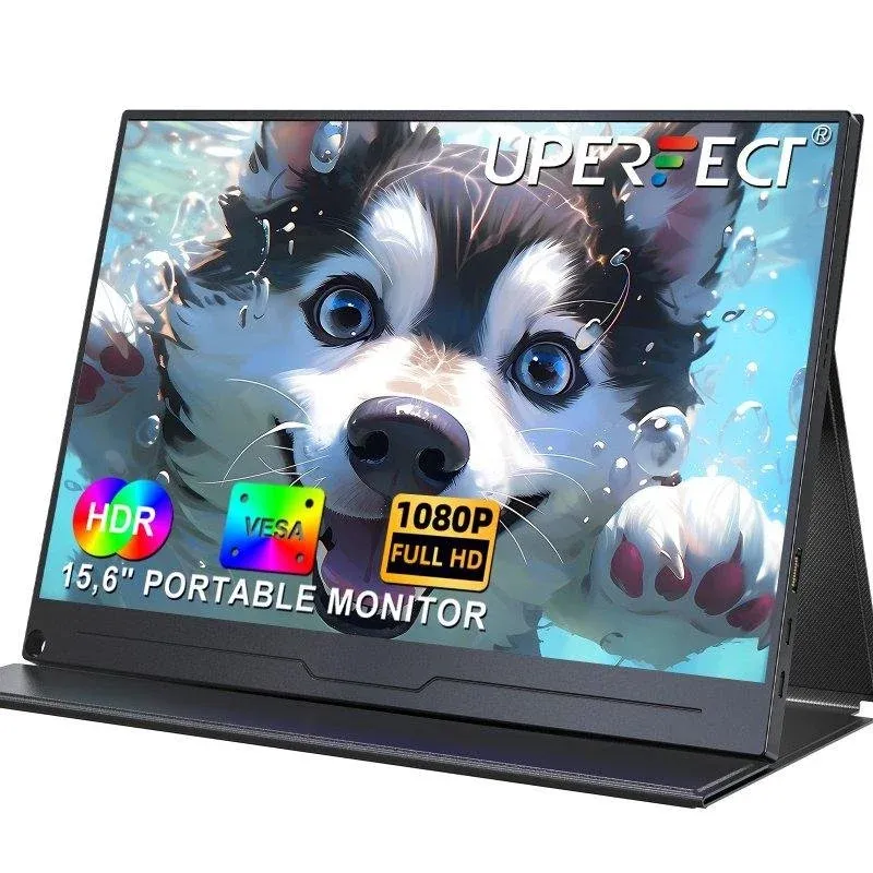 Monitor Uperfect 15,6" FullHD 60Hz IPS Mate 100% sRGB USB-C HDMI Portátil