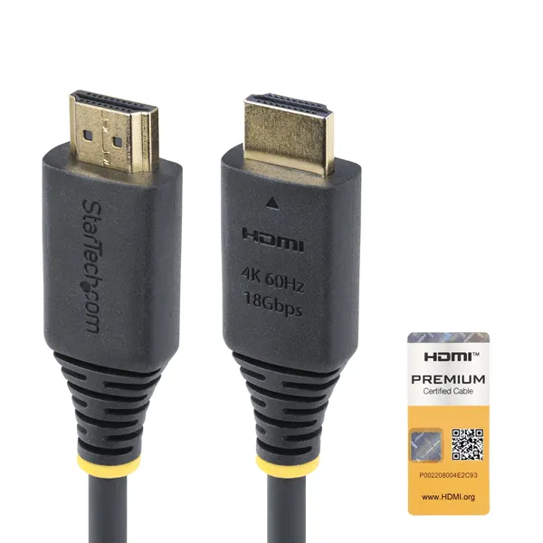 Cable HDMI Premium Certificado de Alta Velocidad 1 5m 4K60