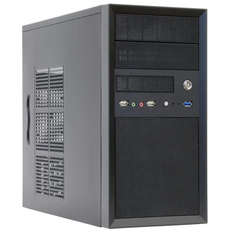 Carcassa PC Chieftec CT-01B-OP Mini Tower Preta micro ATX
