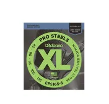 Jogo Cordas Baixo Elétrico D'Addario EPS1655 ProSteels 045-135