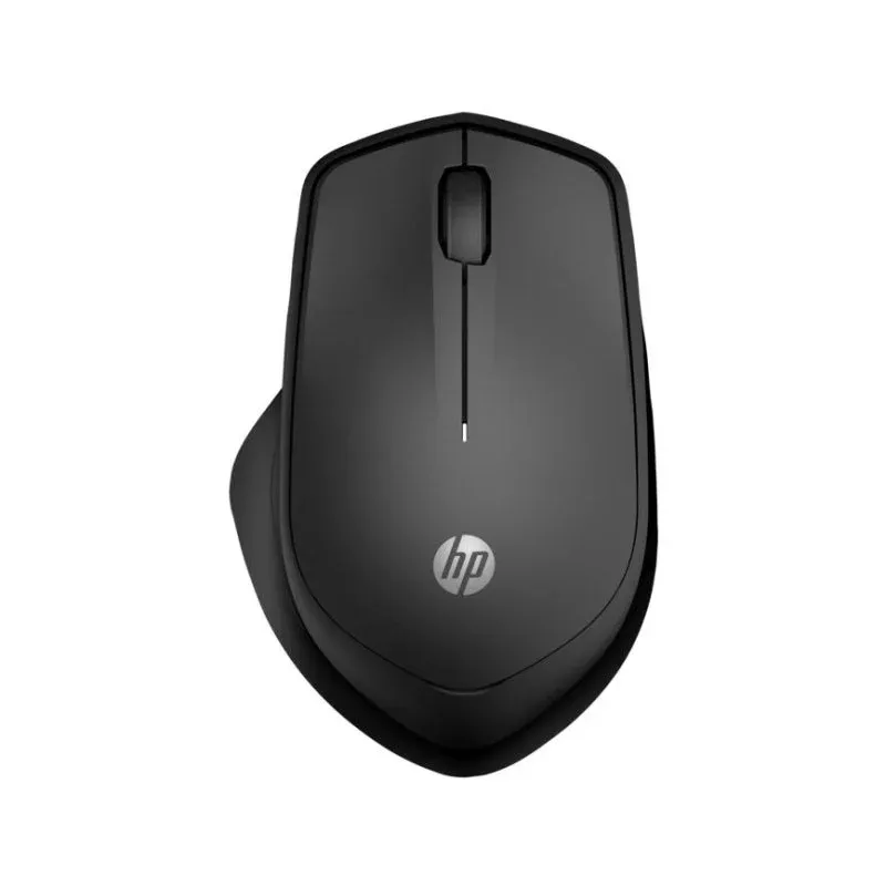 Rato HP 285 RF silencioso sem fios 1200 DPI preto ambidestro