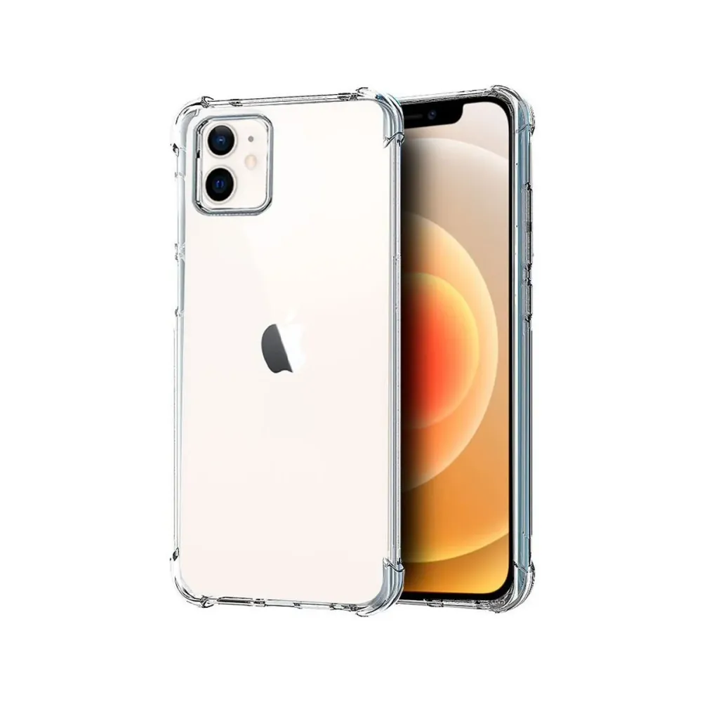 Capa Silicone Anti-Choque iPhone 12 Mini Transparente