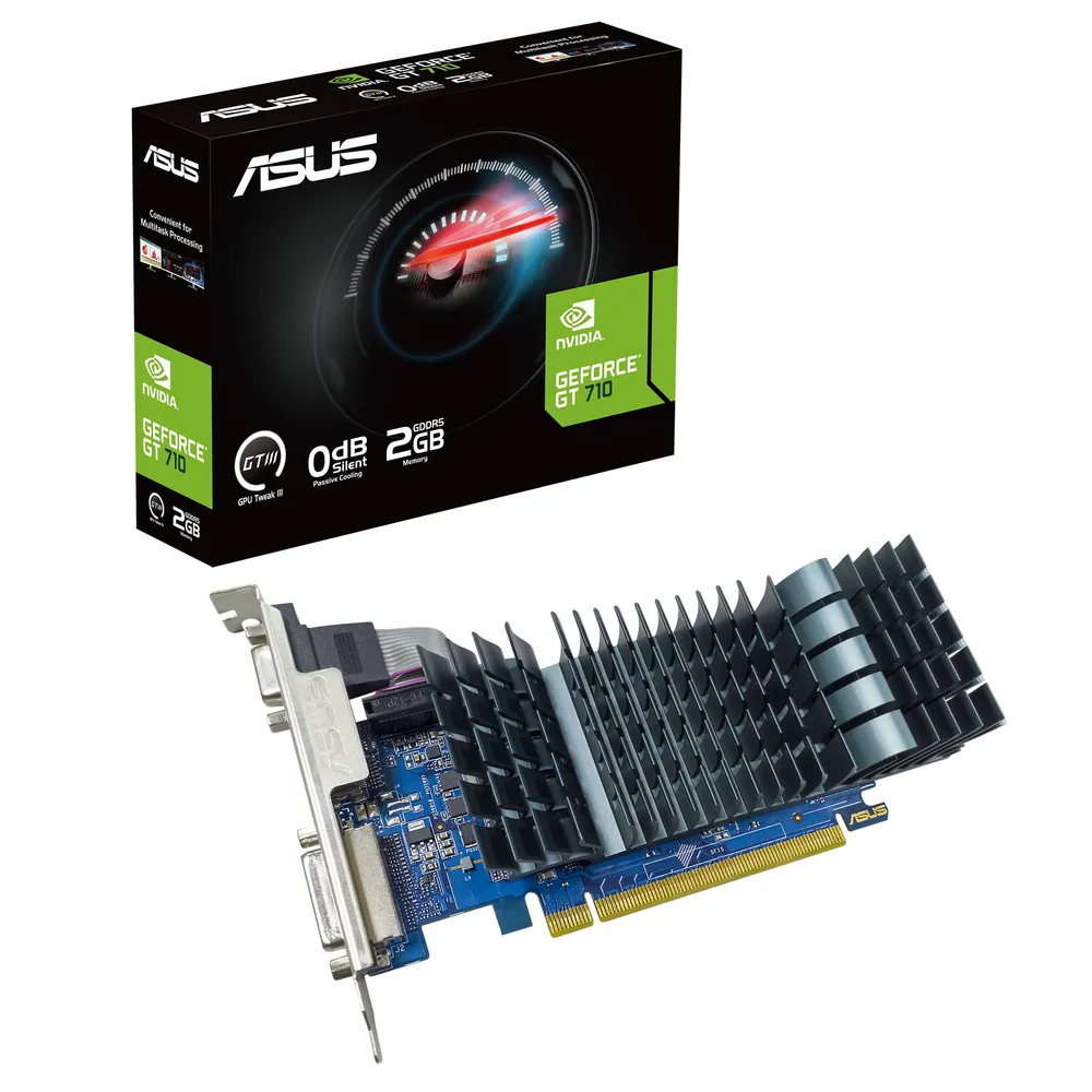 Placa Gráfica Asus NVIDIA GeForce GT 710 SL EVO 2GB GDDR5