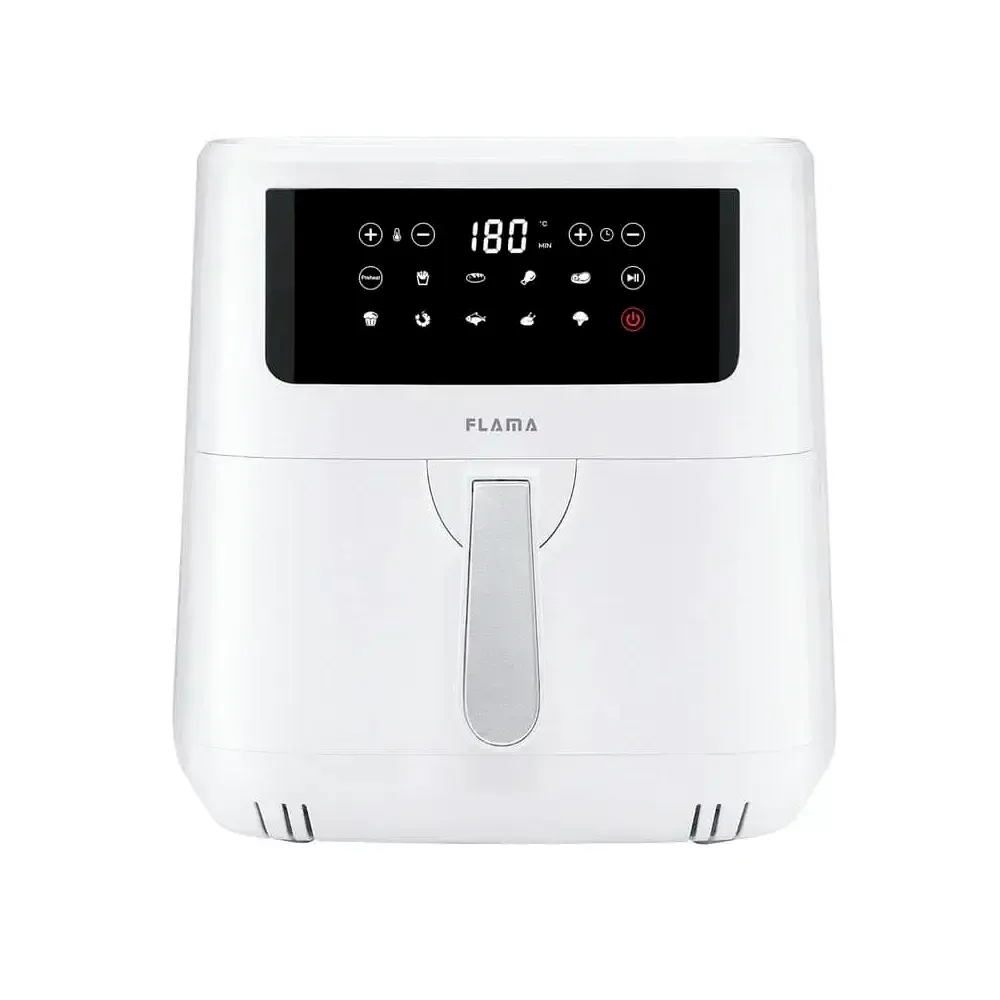 Fritadeira Air Fryer (Sem Óleo) Flama 691FL Dual Heat 7.5L 2150W Branca