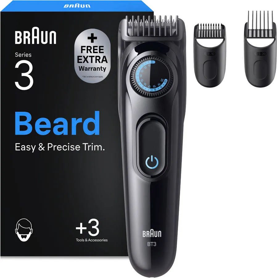 Aparador de Barba BRAUN BT3520 (Autonomia: 50 min)