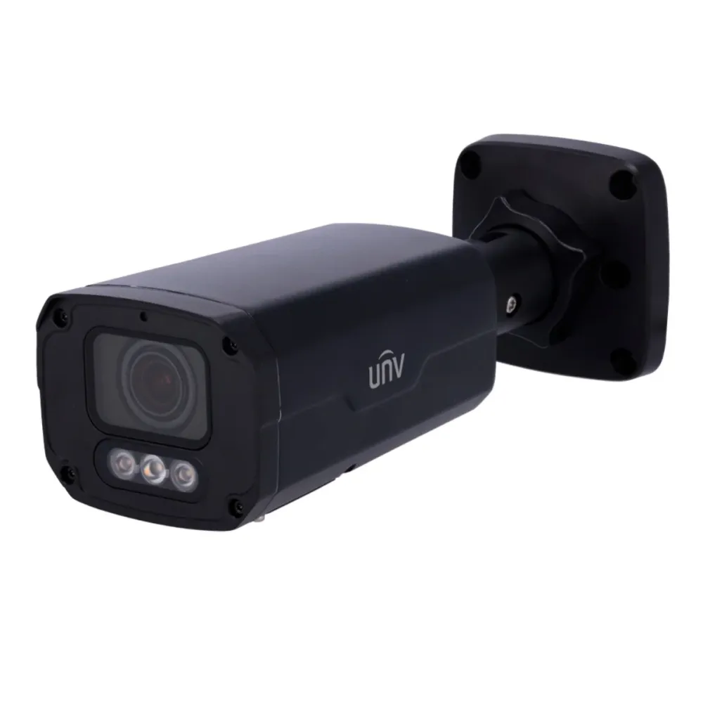 Câmara de Segurança IP Uniview Prime Bullet PoE 8MP 2.7-13.5mm IP67 IK10 - UV-IPC2328SB-ADZKM-DL-I1-BLACK