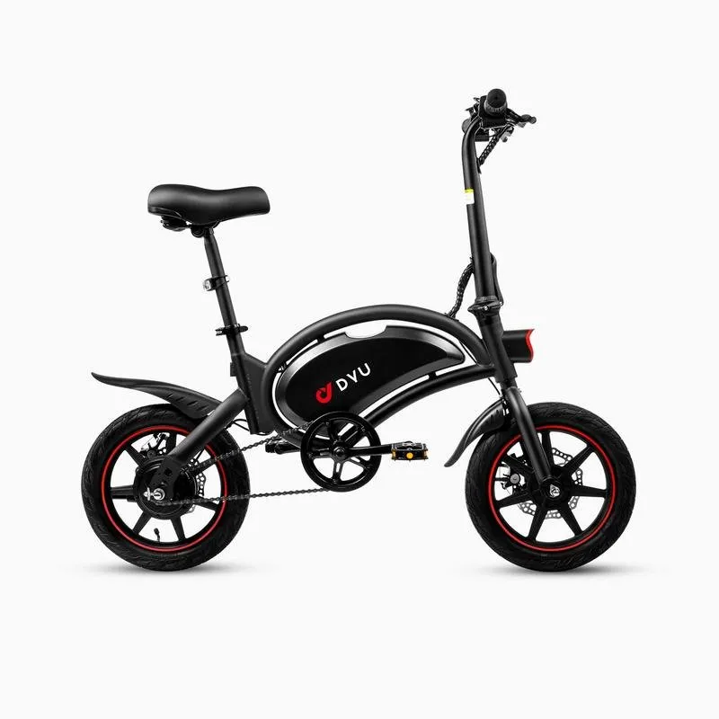 Bicicleta electrica plegable DYU D3F 14" autonomia 50 km