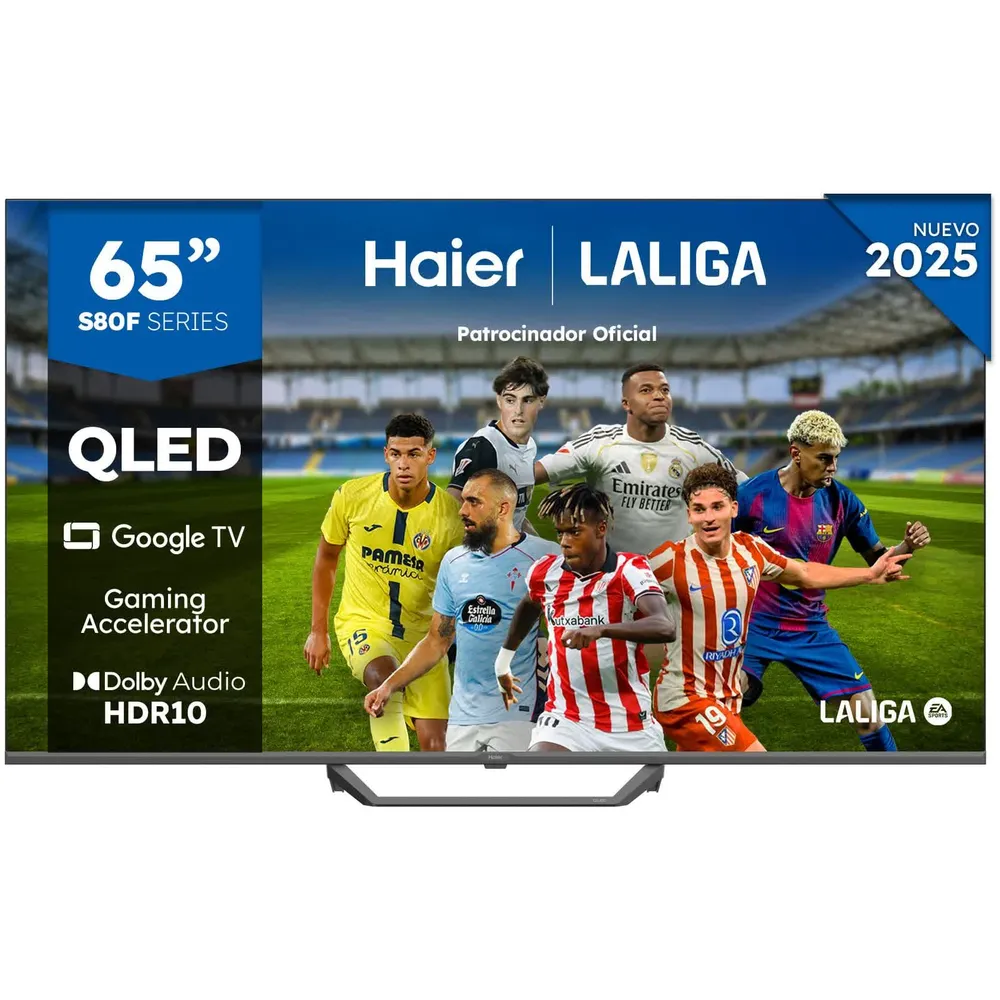 TV HAIER H65S80FUX (65 - QLED - 4K - Google TV)