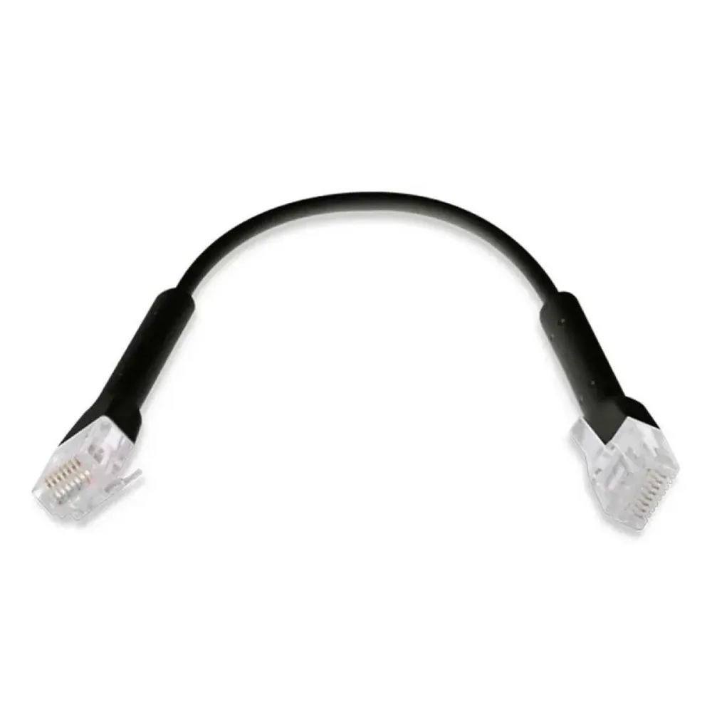 Cabo de Rede Ubiquiti U-CABLE-PATCH-RJ45-BK RJ45 CAT.6 (50 Unidades)