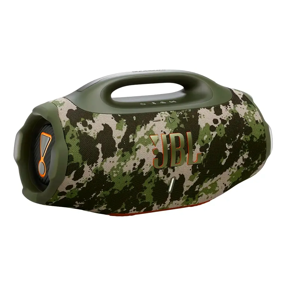Coluna Portátil JBL Boombox 4, Bluetooth 5.4, Resistente à água e Pó (IP68), Camuflado