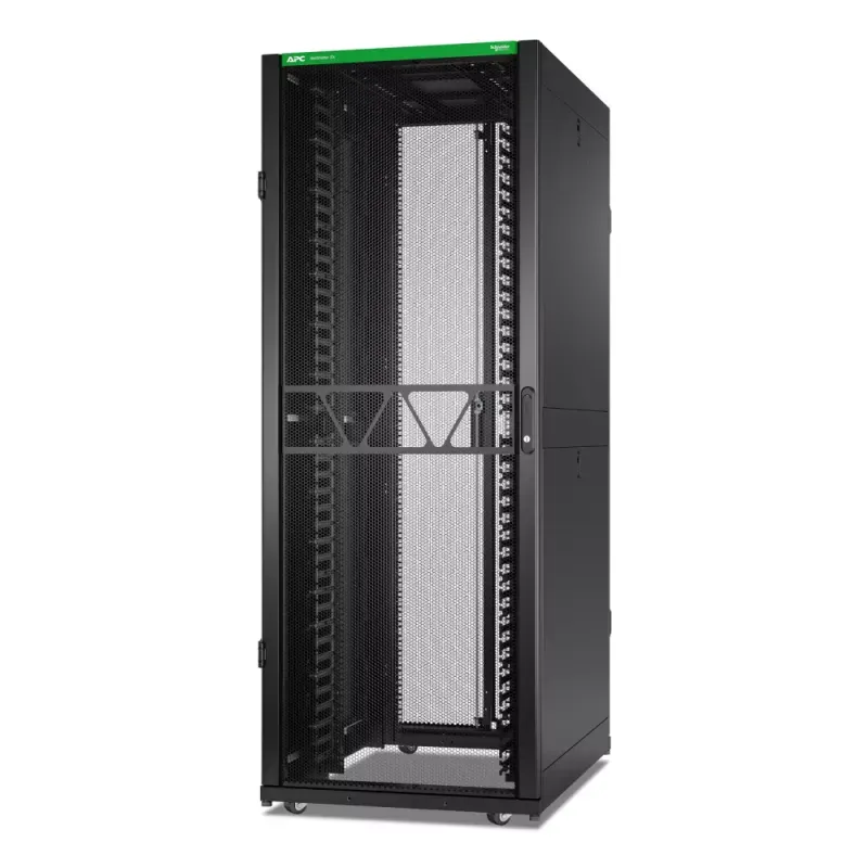 APC NetShelter SX - Gabinete armário - 1991 H x 750W x 1070D mm, com Laterais - para chão - preto - 42U - 19" - Compatível com TAA