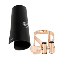 Abraçadeira Clarinete Vandoren LC51PGP Pink Gold com Tapa Boquilha