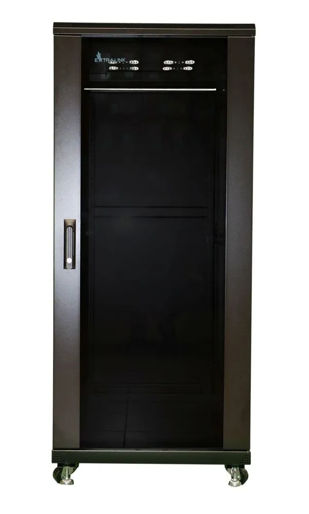 Extralink 27U 600x1000 Preto | Armário de rack | em pé EX.11359