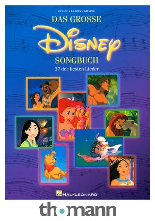 Hal Leonard Das Grosse Disney Songbuch