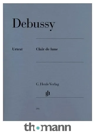 Henle Verlag Debussy Clair De Lune