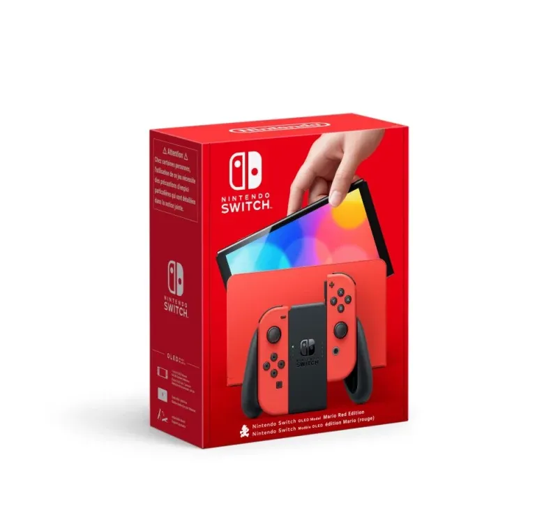 Consola Nintendo Switch OLED Vermelho (Edição Mário)