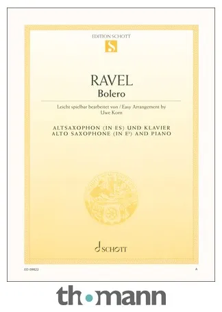 Schott Ravel Bolero (A-Sax)