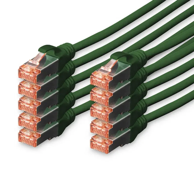 Digitus DK-1644-0025-G-10 cabo de rede Verde 0,25 m DK-1644-0025-G-10