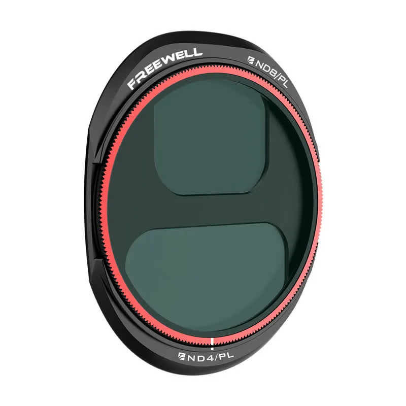 Freewell Filtro híbrido ND8/PL para a câmera do drone DJI Mavic 4 Pro