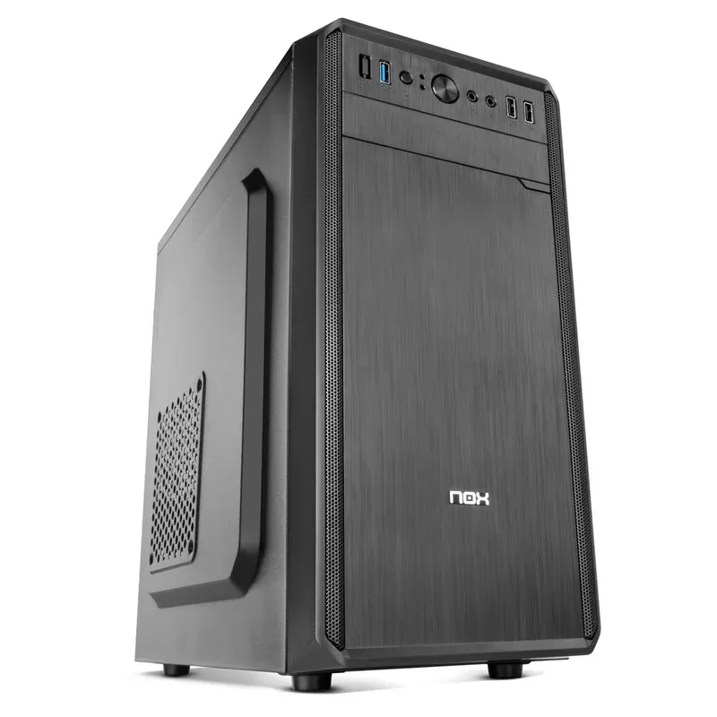 Caixa Micro-ATX Nox Lite 030 Preta com Fonte Alimentação 500W