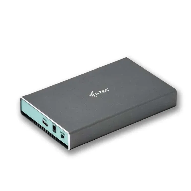 Caixa externa i-tec MySafe USB-C/USB-A 2x M.2 SATA Drive com RAID 10Gbps - Metal