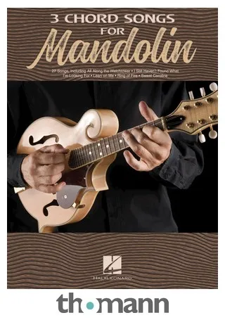 Hal Leonard 3 Chord Songs for Mandolin