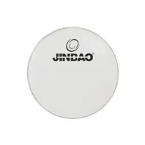 Pele Bombo de Marcha Jinbao White Gloss 22"