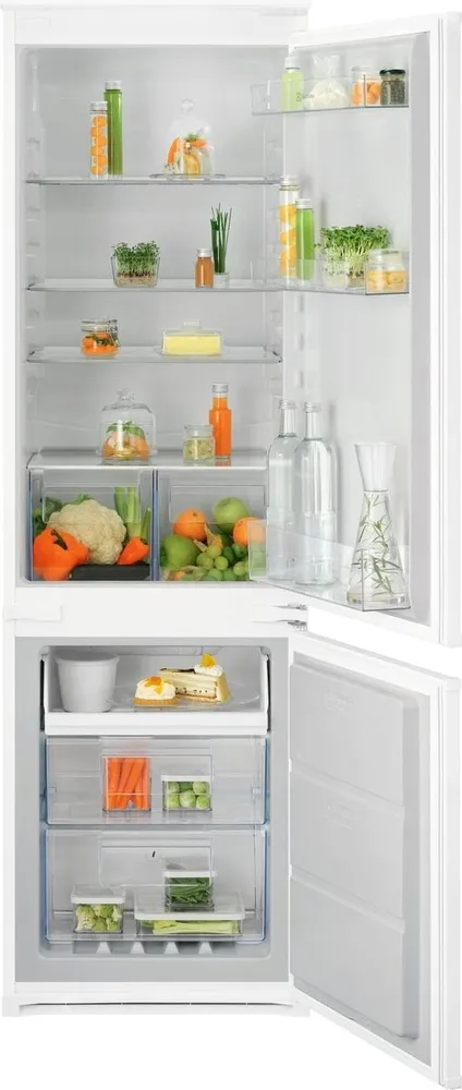 Frigorífico Combinado de Encastre ELECTROLUX LNA7NE18S (No Frost - 177,2 cm - 257 L - Branco)