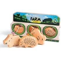 Shaker Campanilla Farm Animals Kids