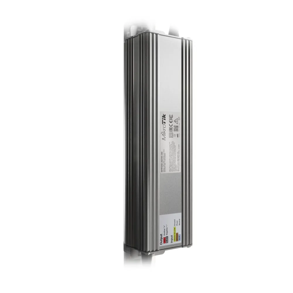 Conversor de Energia Mikrotik AC/DC 26V 250W - MTP250-26V94-OD