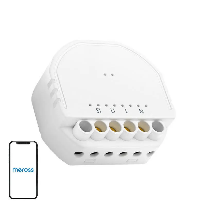Meross Interruptor inteligente de parede WiFi MSS810HK-UN controladores inteligentes