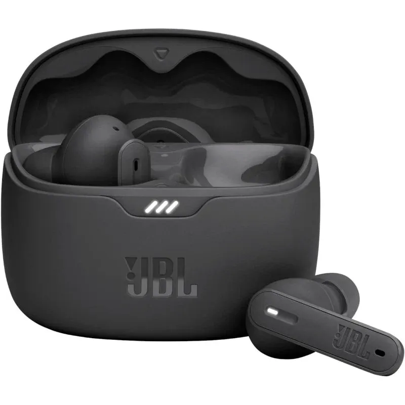 JBL Tune Beam Auriculares Sem Fios Cancelamento de Ruído Ativo com Smart Ambient Pretos