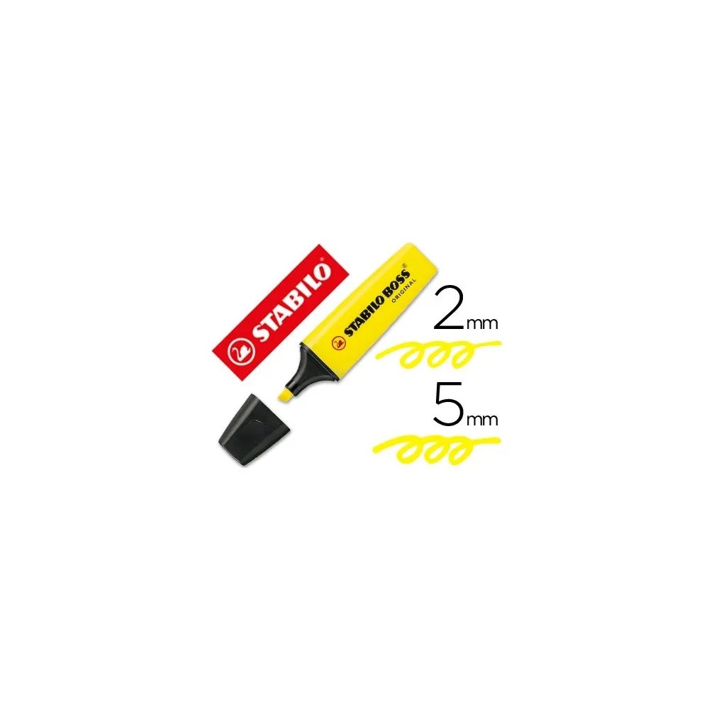Marcador Fluorescente Stabilo Boss 70 Amarelo