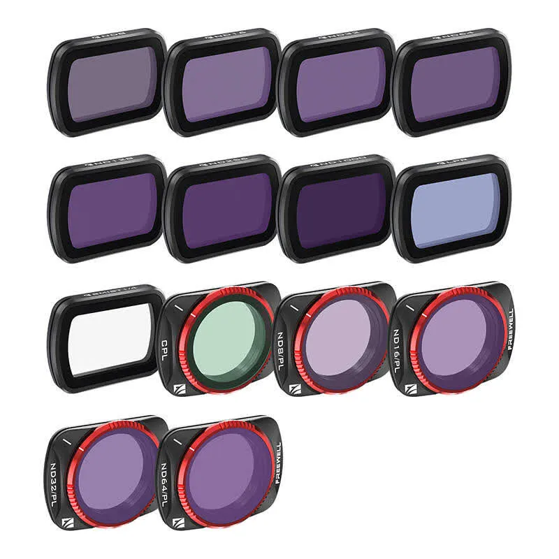 Freewell 14 filtros para o acessório de drone DJI Osmo Pocket 3