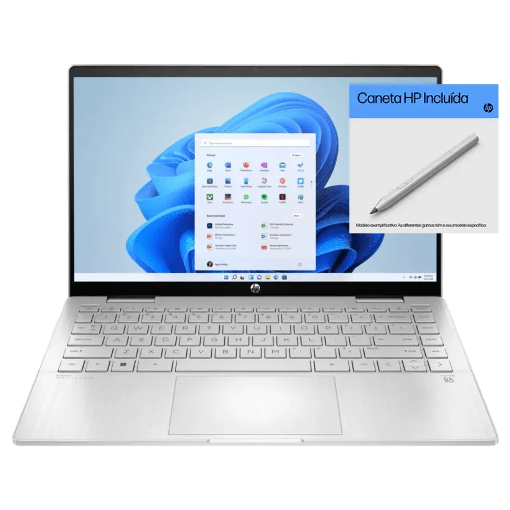 Portátil HP Pavilion X360 14-EK0022NP 14'' Touch i7-1255U 16GB 1TB W11H