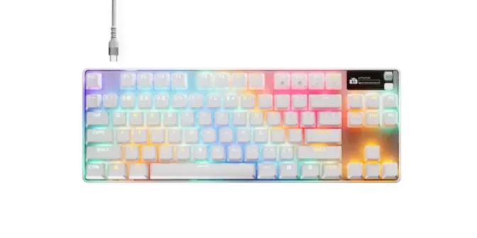 Teclado Steelseries Apex Pro TKL Gen 3 RGB (US) Branco