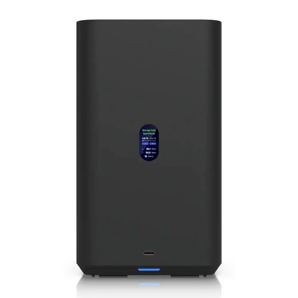 NAS Ubiquiti UNAS 2 Preta | 2 Baías | CPU Quad-Core | RAM 4GB | LAN 1x 2.5GbE