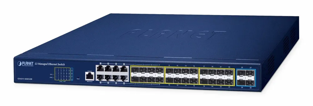 PLANET GS-6311-16S8C4XR switch de rede Gerido L3 GS-6311-16S8C4XR
