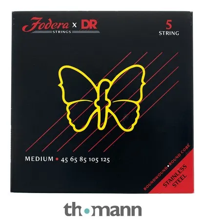 Fodera x DR 5-String Set Medium SS