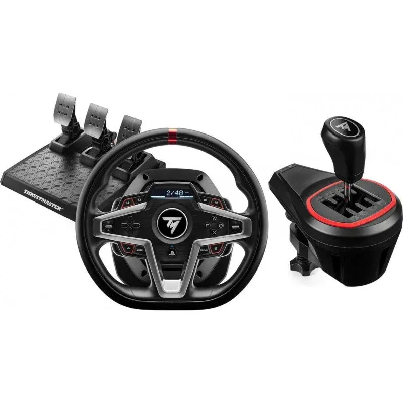 Kit Volante Thrustmaster T248 PC/PS4/PS5 + Cambiador TH8S