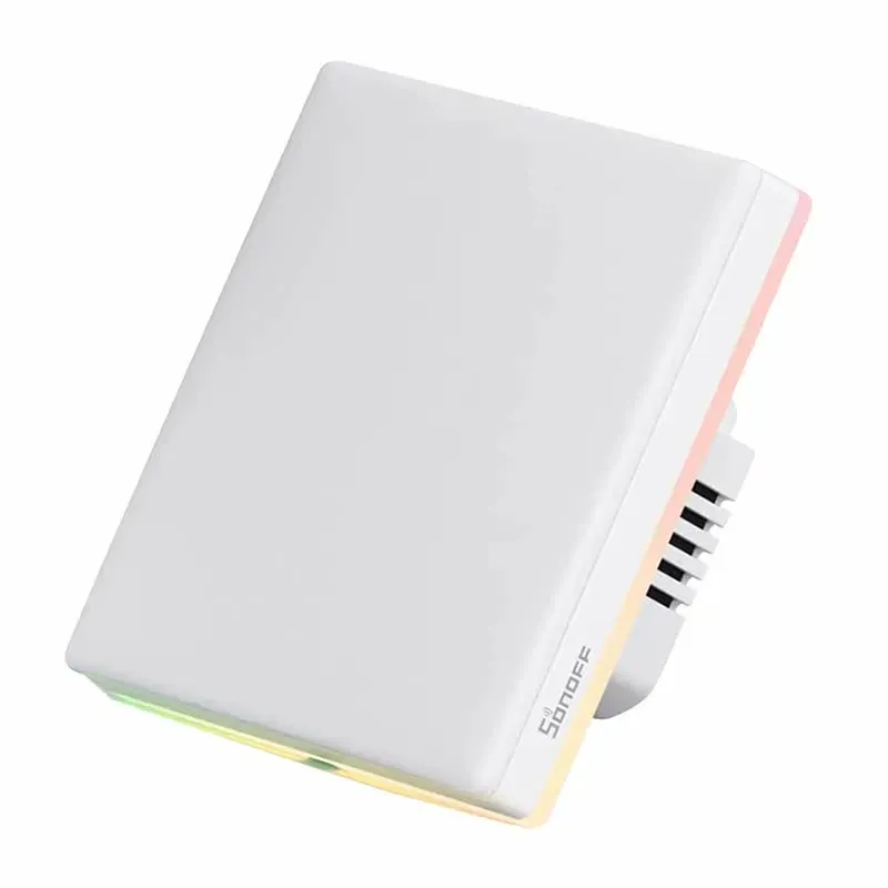 Interruptor (1 Gang) Smart Wi-Fi Touch Encastre c/ RGB + Vibração + Som - SONOFF TX Ultimate