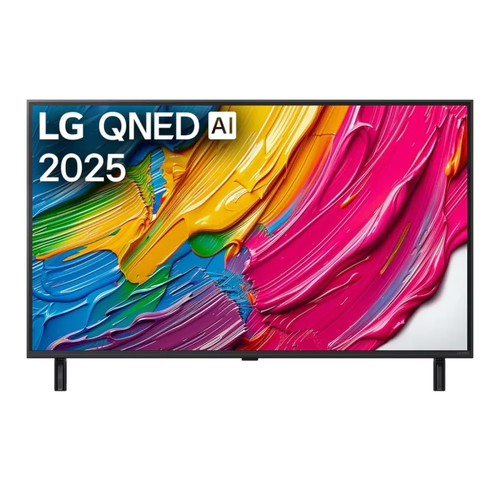 TV LG AI QNED80 (2025) 43" QNED UHD 4K Preta - 43QNED80A6A