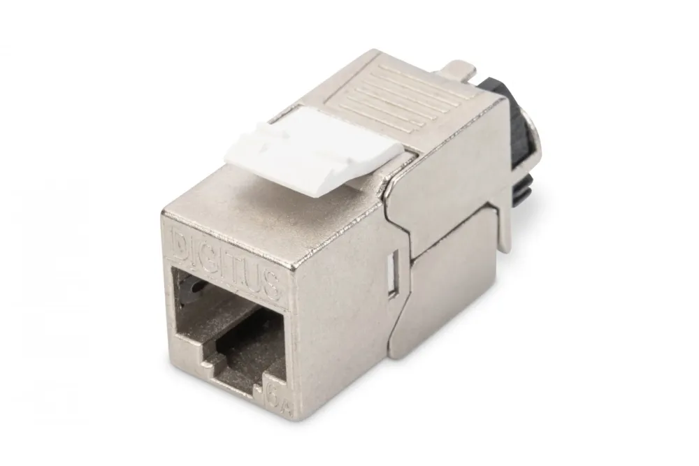 Cat. 6A keystone module, shielded with intelligent cable DN-93617