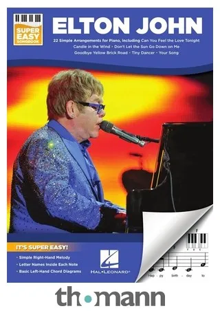 Hal Leonard Elton John Super Easy