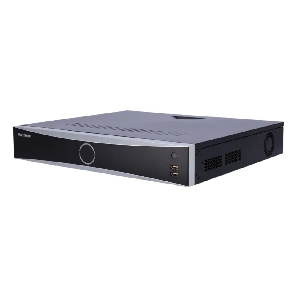 Gravador NVR Hikvision Pro AcuSense 32 Canais 4K 1U PoE Preto - DS-7732NXI-I4/S(E)