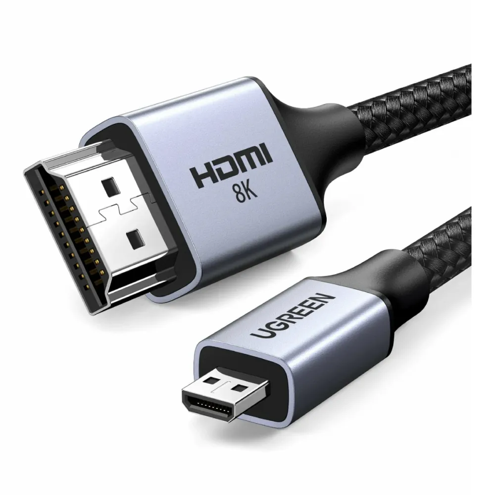 Cabo HDM Ugreen HD164 para Micro HDMI 2.1 8K 2m