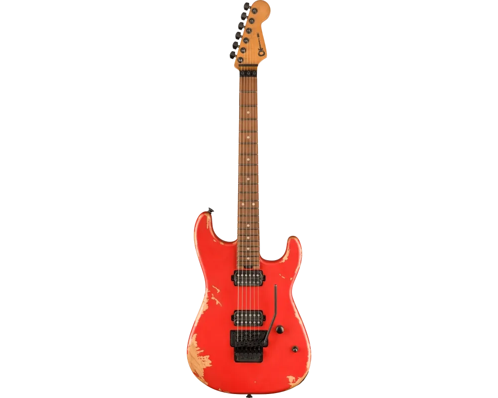 Charvel Pro-Mod Relic San Dimas Style 1 HH FR PF, Weathered Orange
