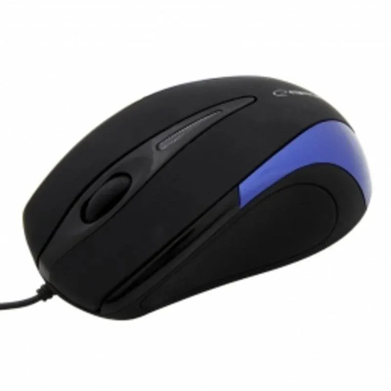 Rato Esperanza EM102B USB Tipo A 800 DPI Preto Azul 3 Botões