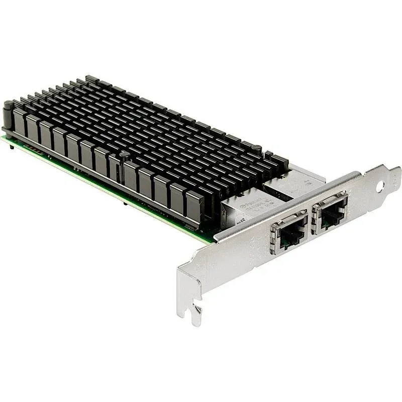 Placa de Rede Inter-Tech ST-7214 PCIe 10 Gbit/s RJ-45 Dupla Porta Passiva
